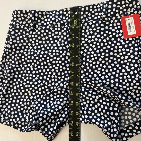 Spanx 50212R Women Sz XS Sunshine Shorts 6" Navy Painted Dot - Picture 8 of 15